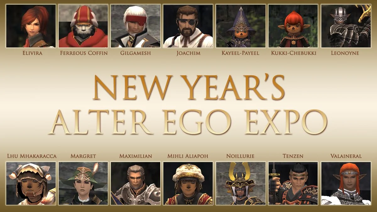 请参阅FFXI新年Alter Ego Expo 2025角色