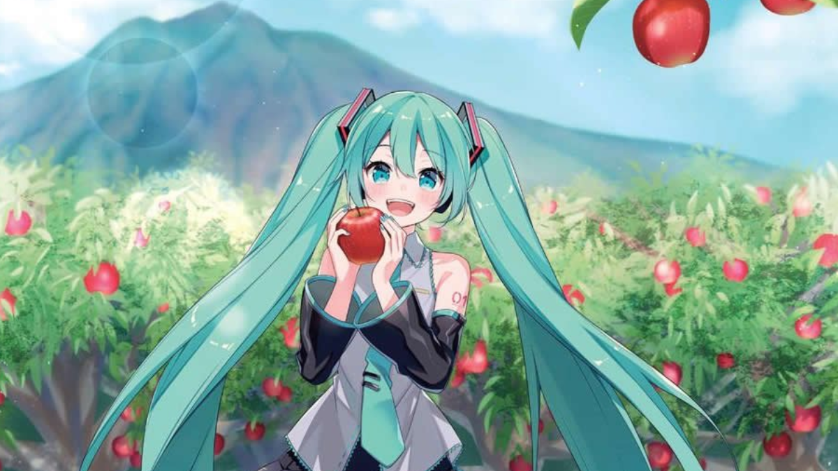 hatsune miku被用来出售苹果