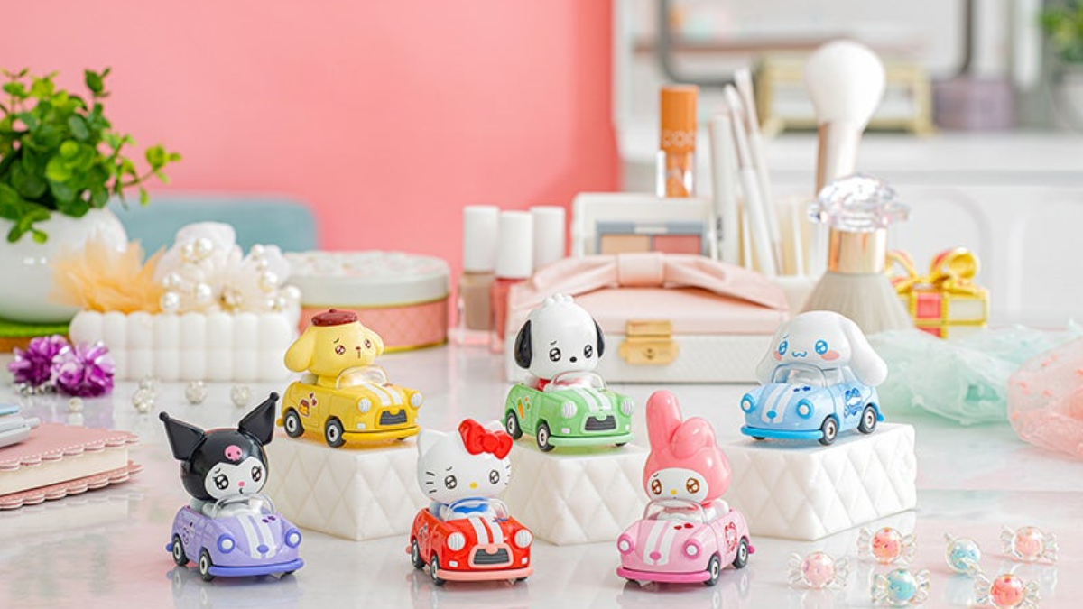 Tomica Tunes Sanrio角色汽车包括Hello Kitty,Cinnamoroll