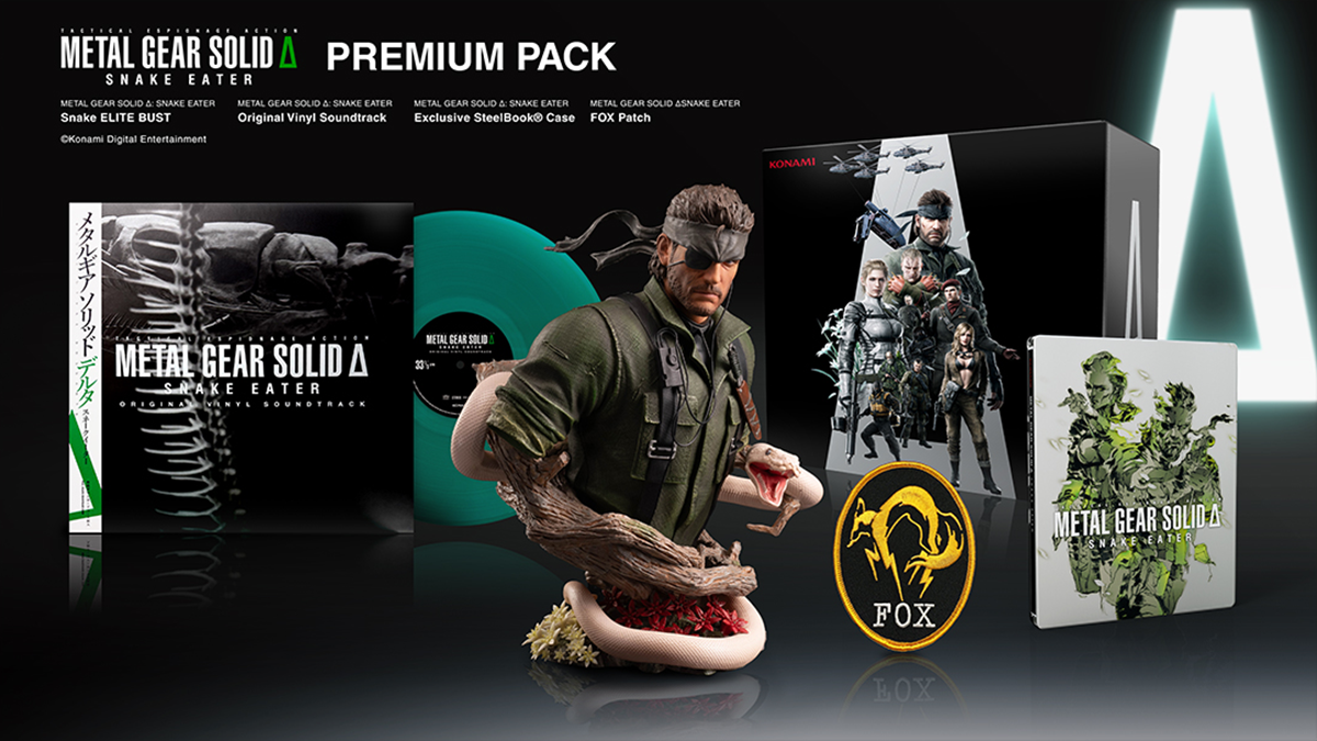 Metal Gear Solid Delta Japan Collector的版本包括蛇胸围