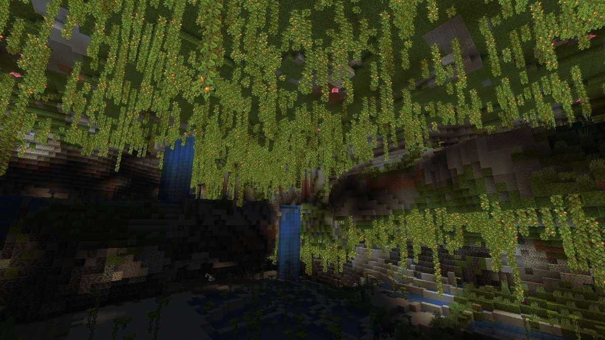 如何在 Minecraft 中找到茂密的洞穴