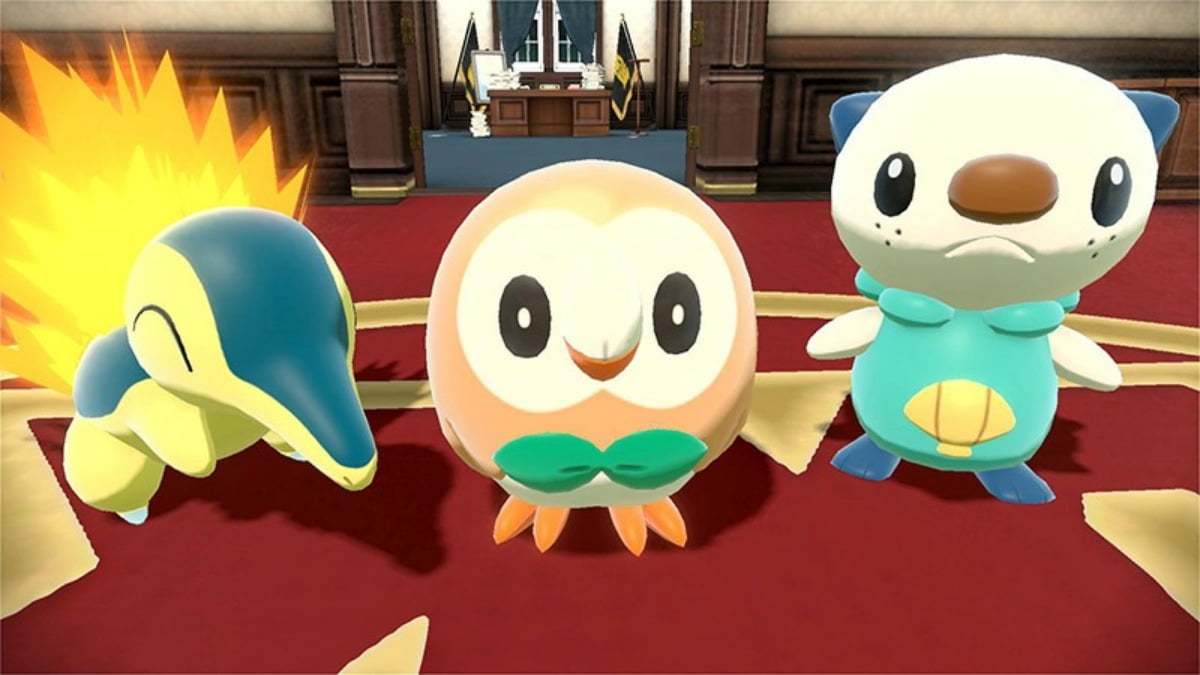 Cyndaquil，Oshawott和Rowlet Leaks在PokémonLegends中有新的最终形式：Arceus