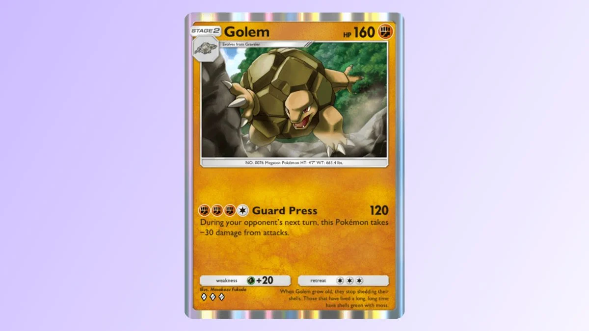 Pokemon TCG Pocket 中的最佳 Golem 牌組