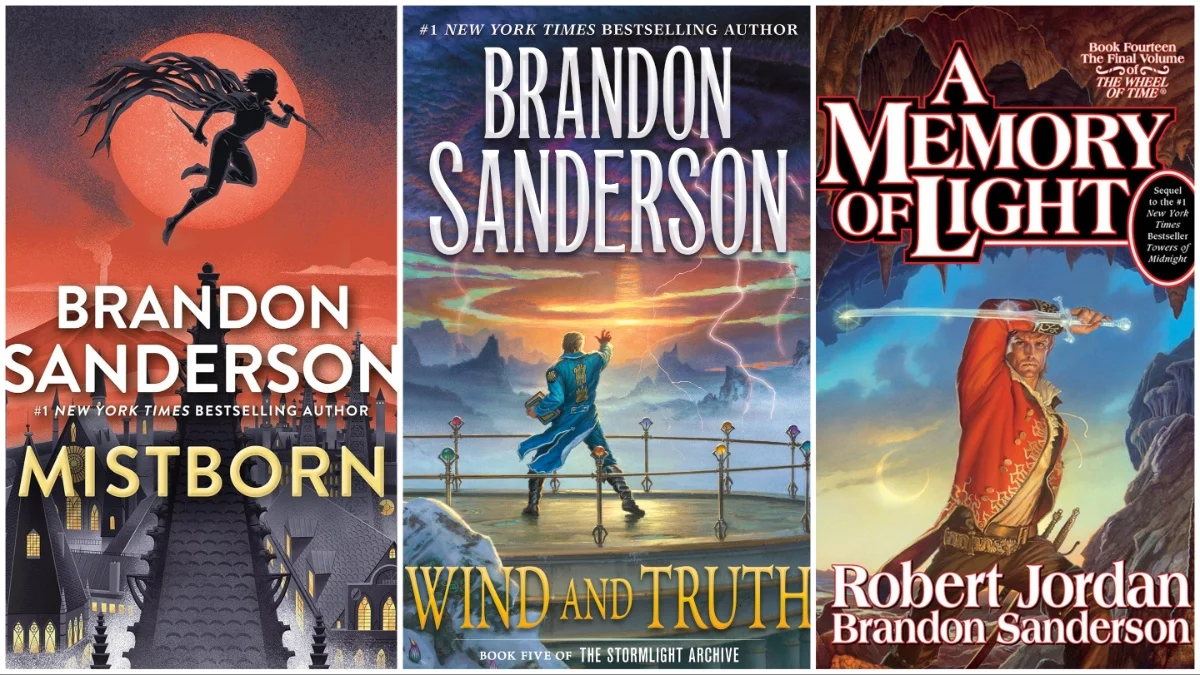 布蘭登桑德森 (Brandon Sanderson) 最佳 15 本書，排名從差到好