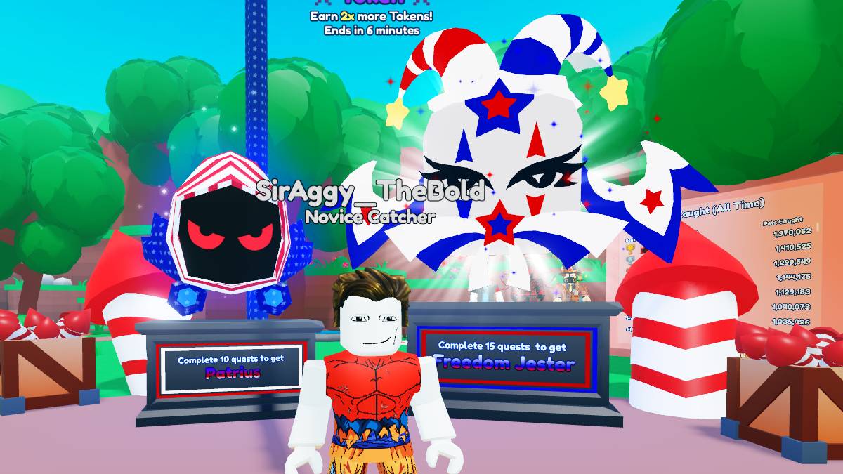 寵物捕獲者7月4日Quest Pet Rewards and Stats