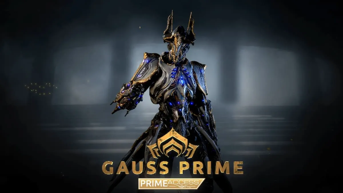 Warframe gauss prime gauss prime 