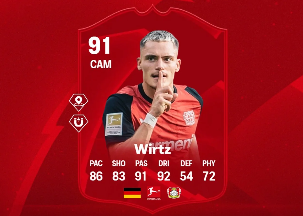 EA FC 25 Florian Wirtz Potm SBC泄漏