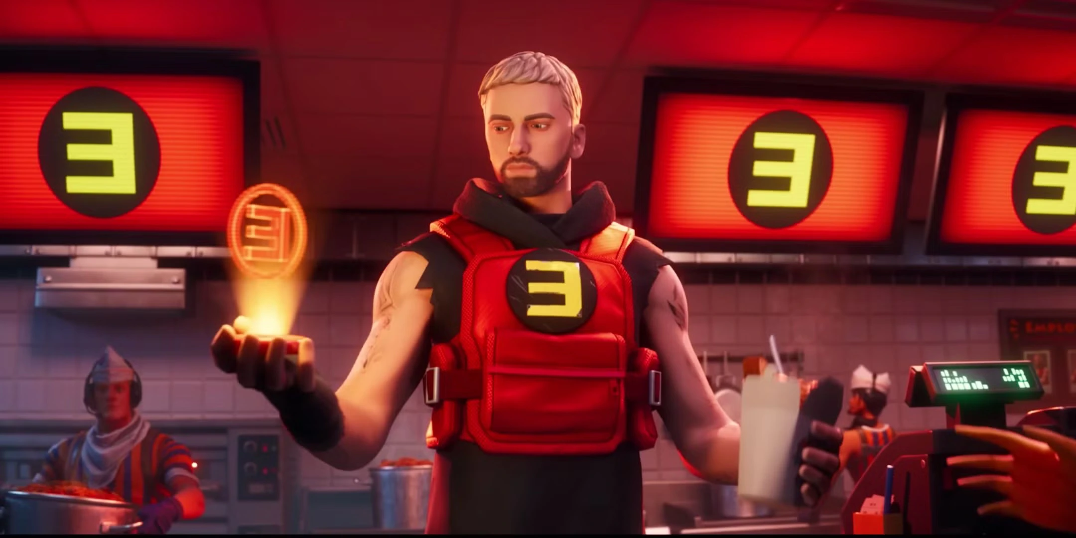 如何在 Fortnite Remix 中找到 Eminem Llama？