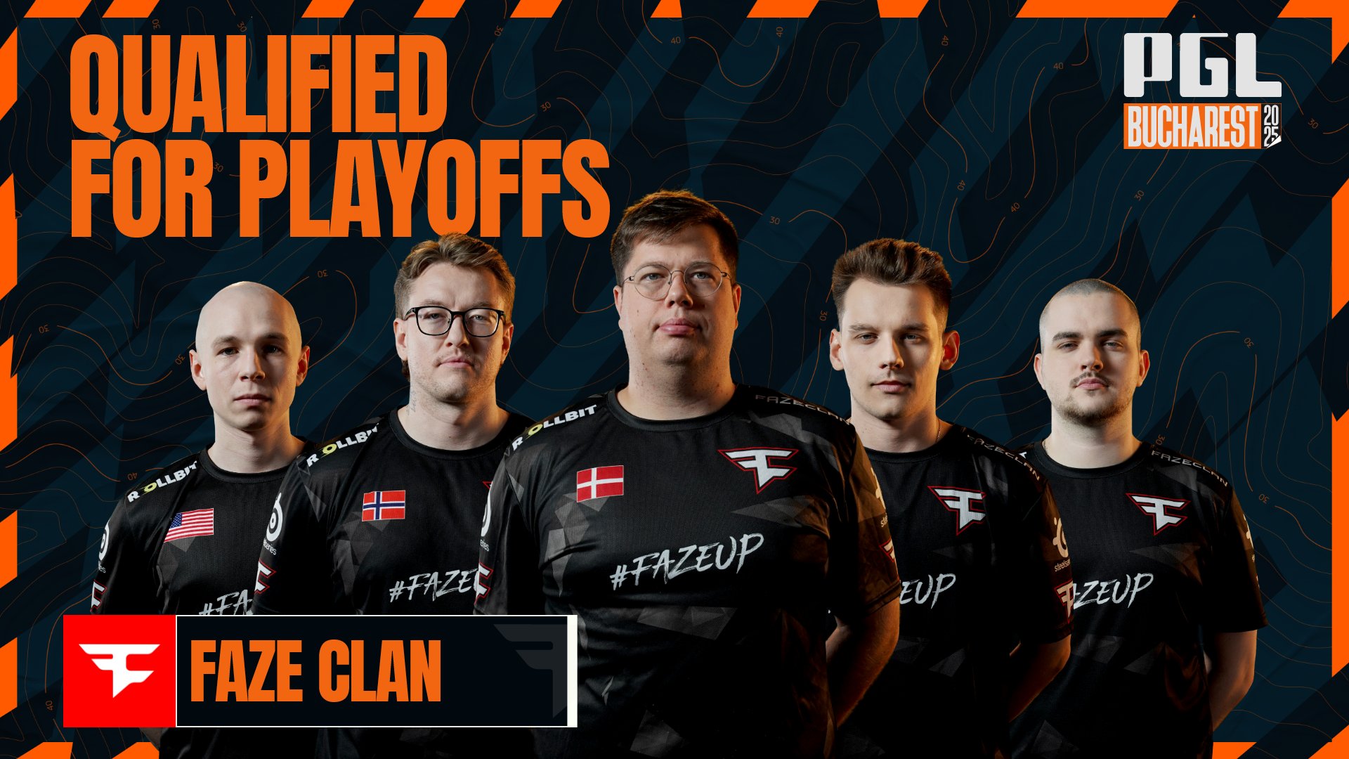 Faze氏族从PGL Bucharest 2025中消除了Apogee