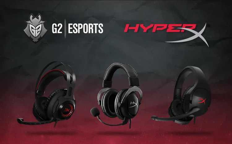 G2電子競技加強與HyperX®的合作夥伴關係
