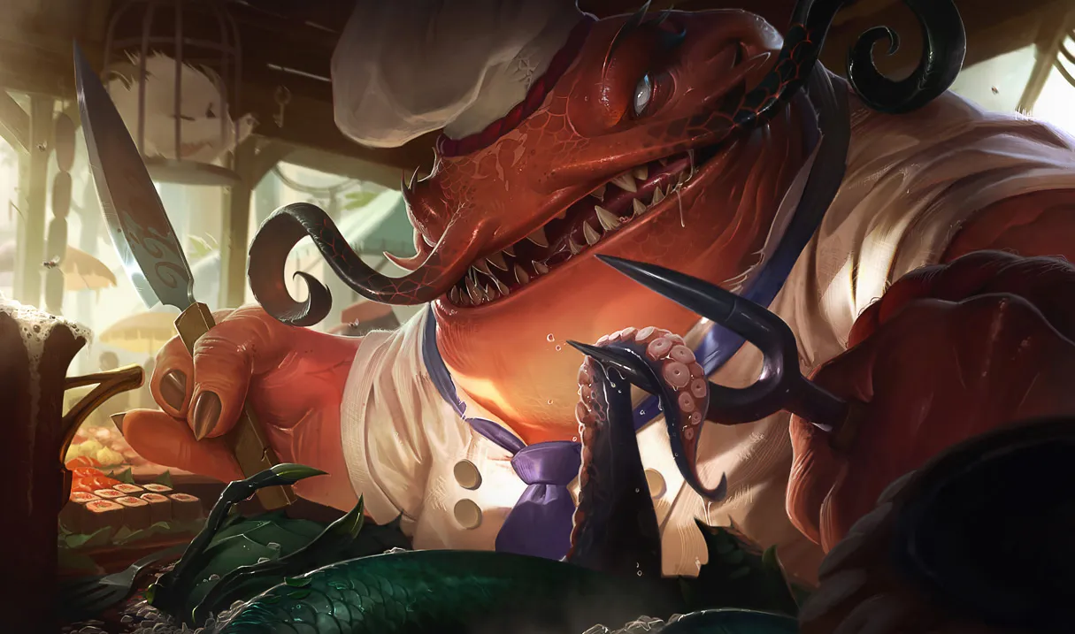 Tahm Kench的Devour Conforown在PBE上獲得了相當大的nerf