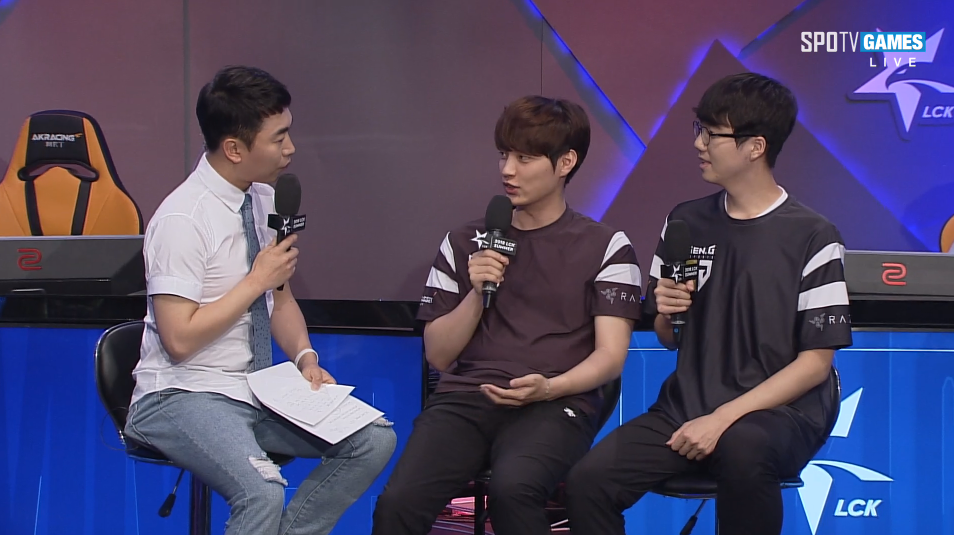 Gen.g Hand SK Telecom T1他们本周第二次失利