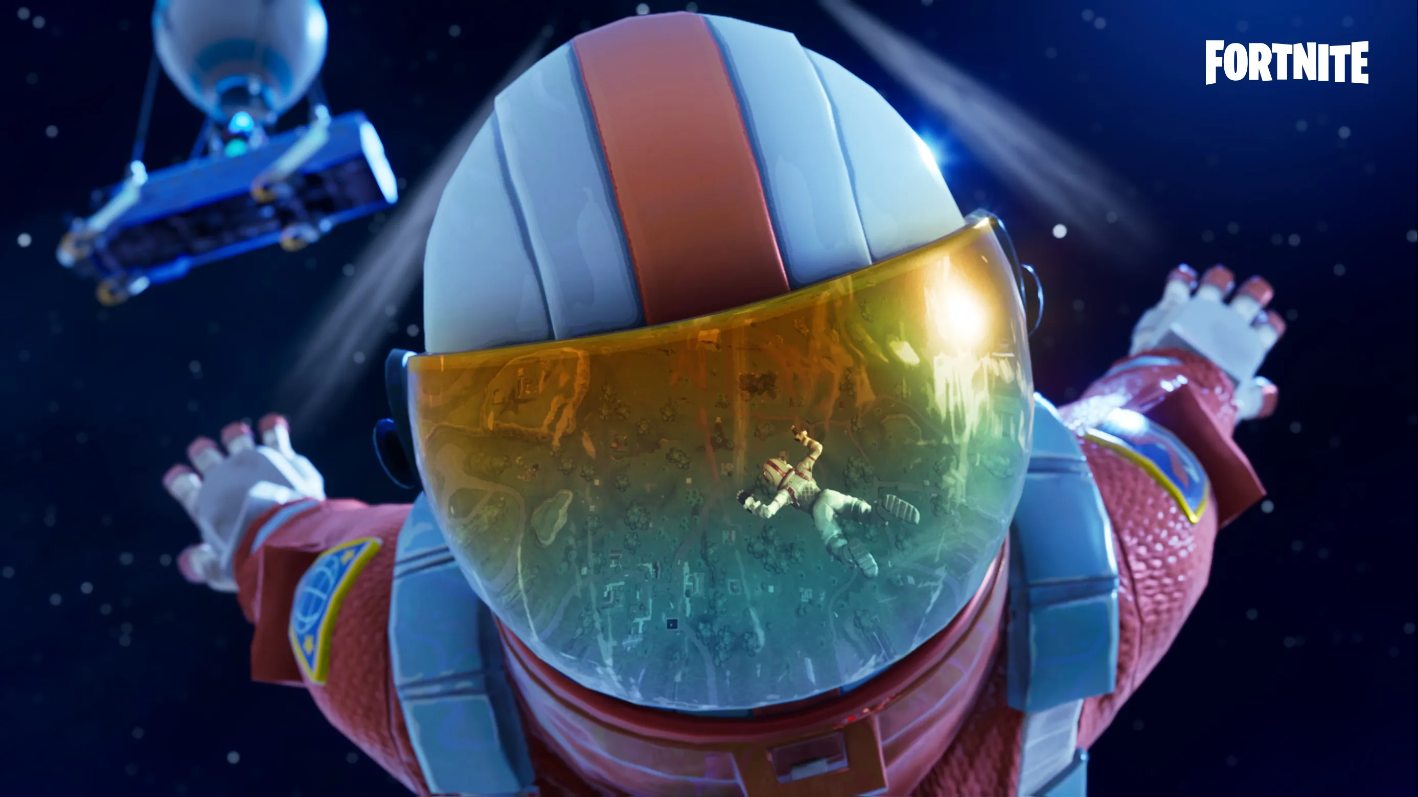 流星在Fortnite的天空中加入了流星：Battle Royale