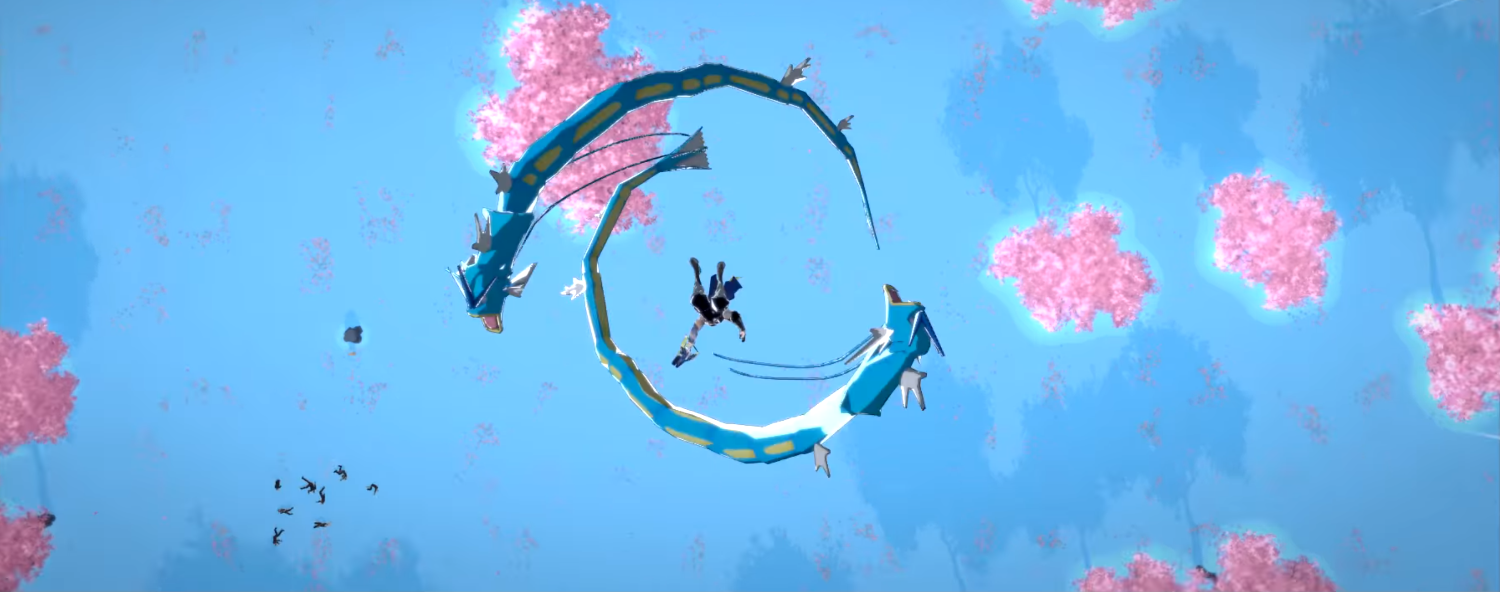 Hanzo在这个粉丝制作的《守望先锋》中骑着gyarados
