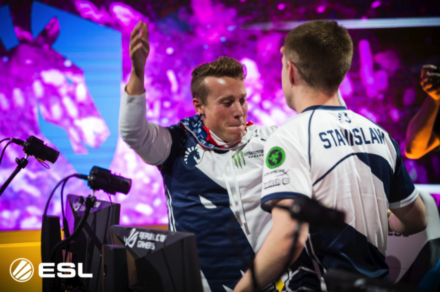 在ESL One New York的半决赛中，Team Liquid Stun SK游戏