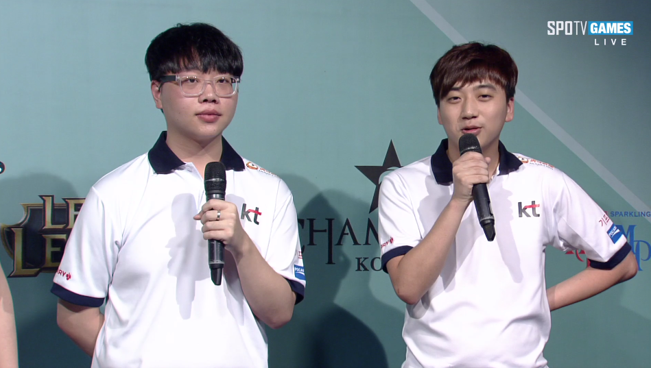 KT Rolster擊敗Afreeca Freecs在LCK中首次扳平