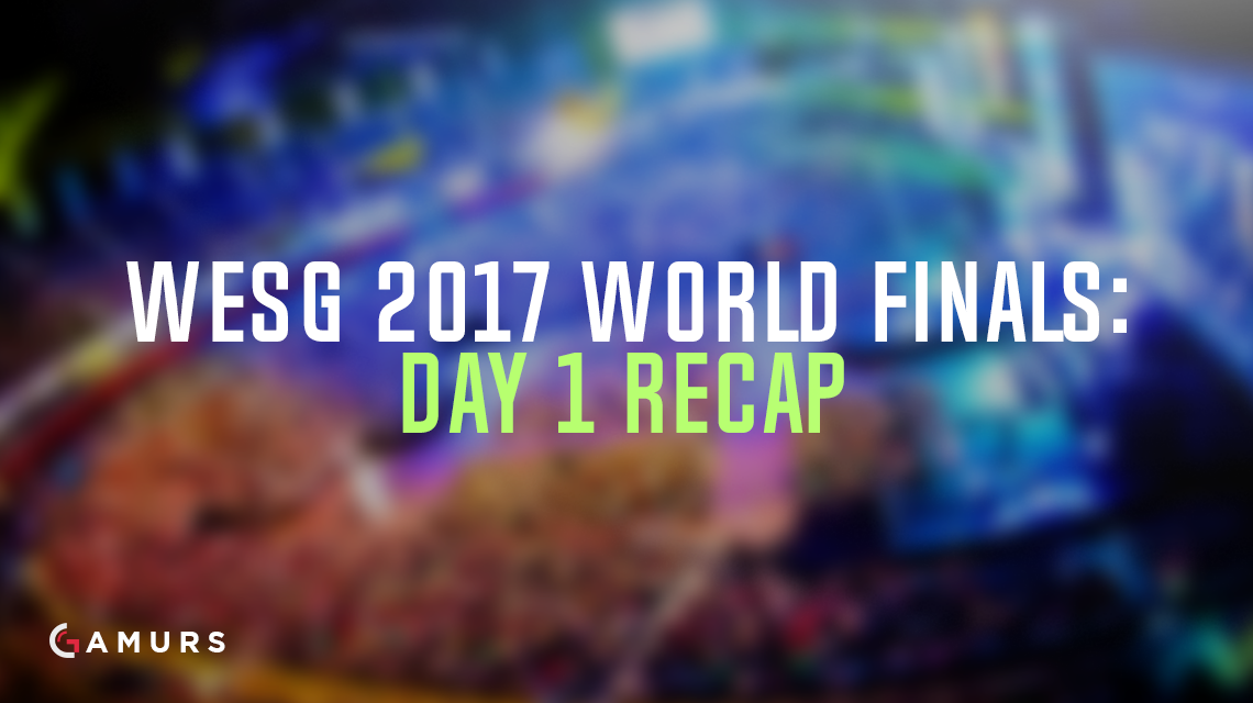 A组剩下的WESG 2017世界决赛的第一天