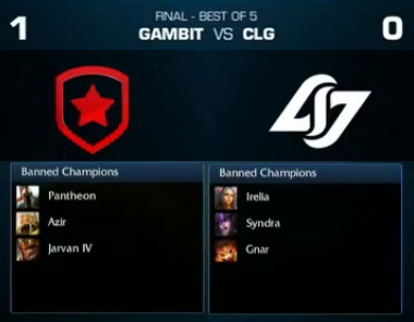 GMB vs CLG遊戲2（IEM Cologne）
