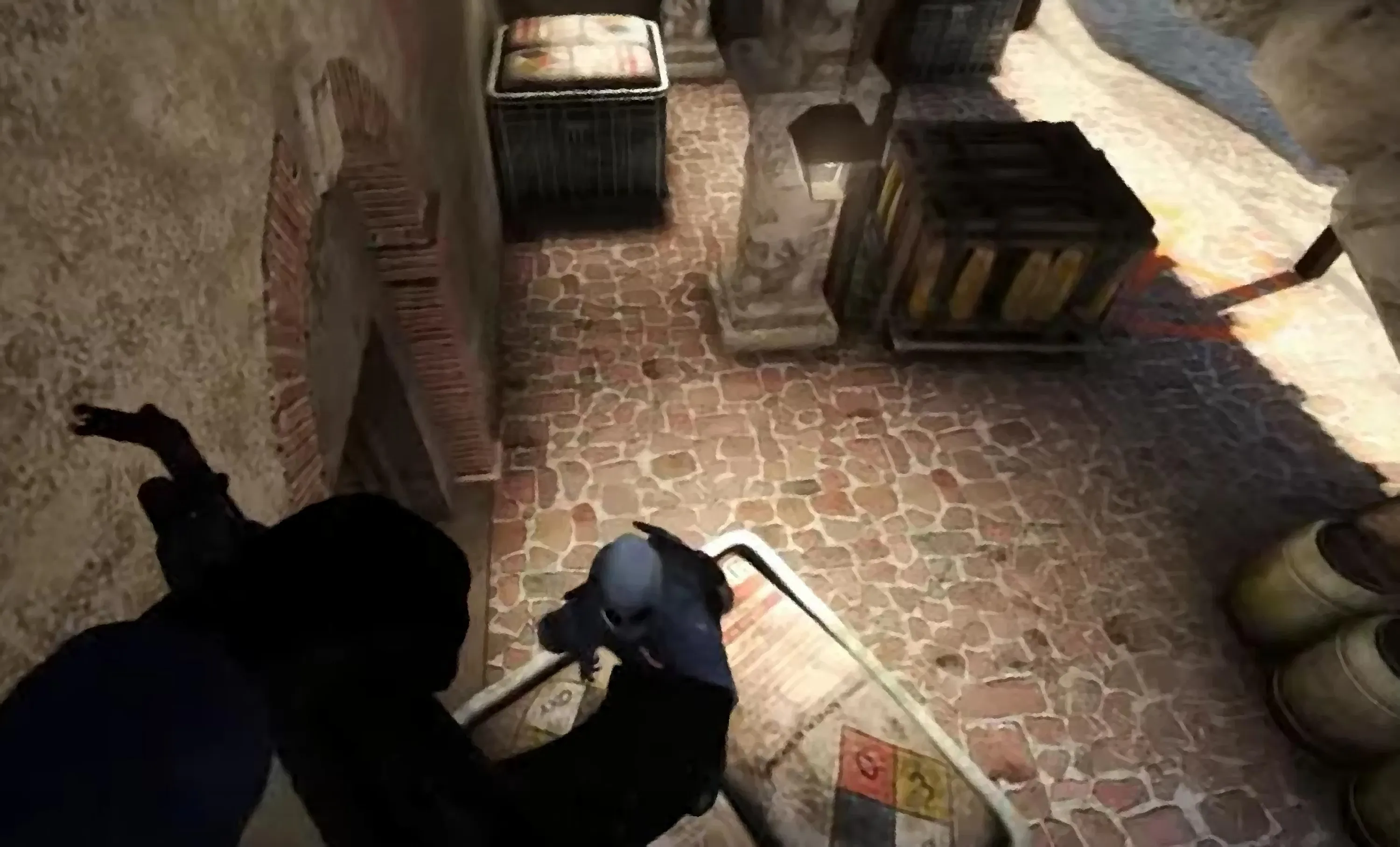 盖伊通过坐在对手头上赢得一轮 CS:GO