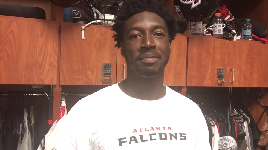 亞特蘭大獵鷹隊的加爾文·里德利（Calvin Ridley