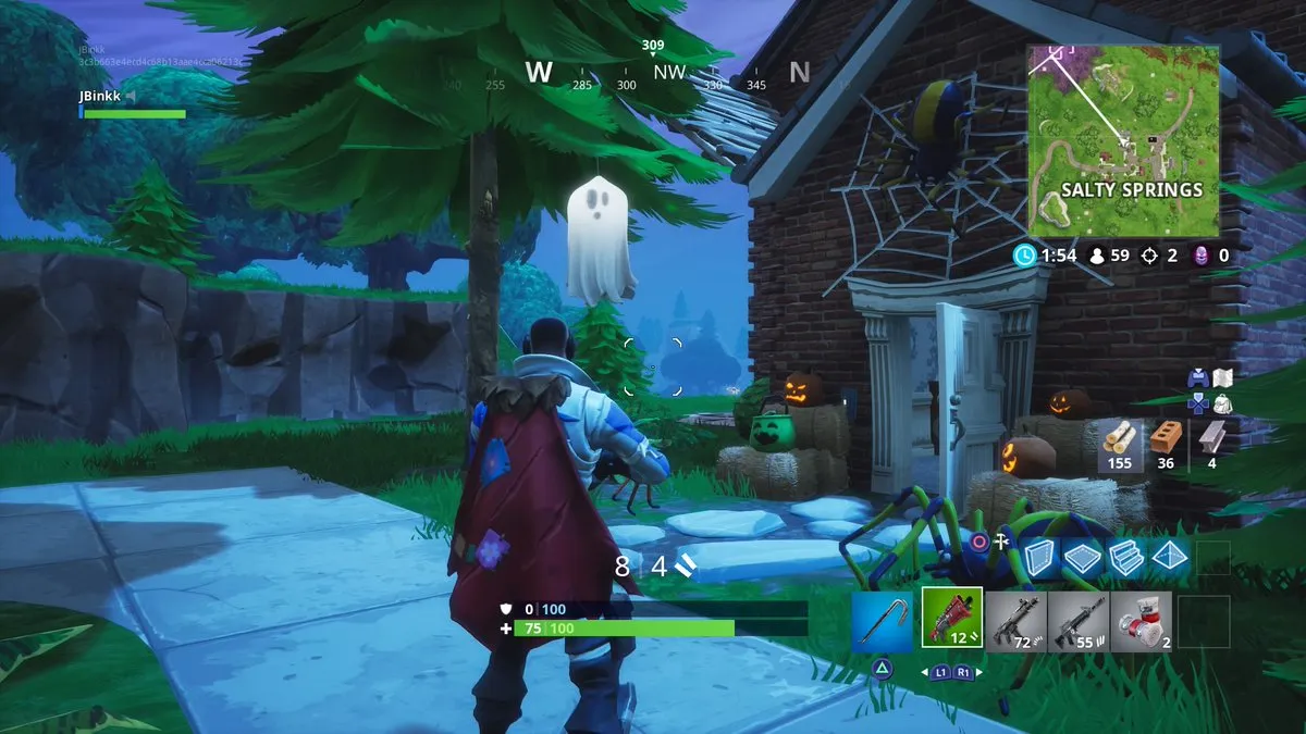 如何完成“在不同命名位置销毁幽灵装饰”的Fortnitemares挑战