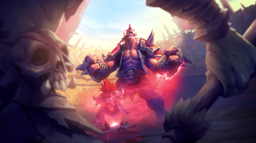 Smolderthorn Lancer是Rastakhan Rumble中揭示的最新戰士卡