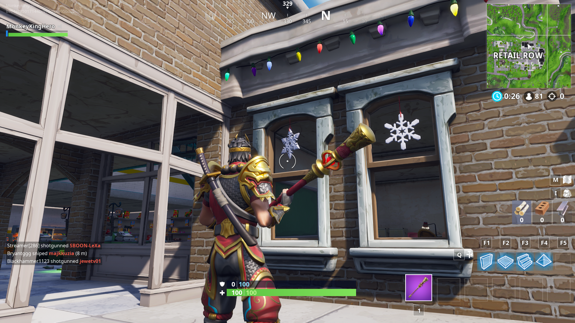 如何完成“銷毀雪花裝飾” 14天的Fortnite挑戰