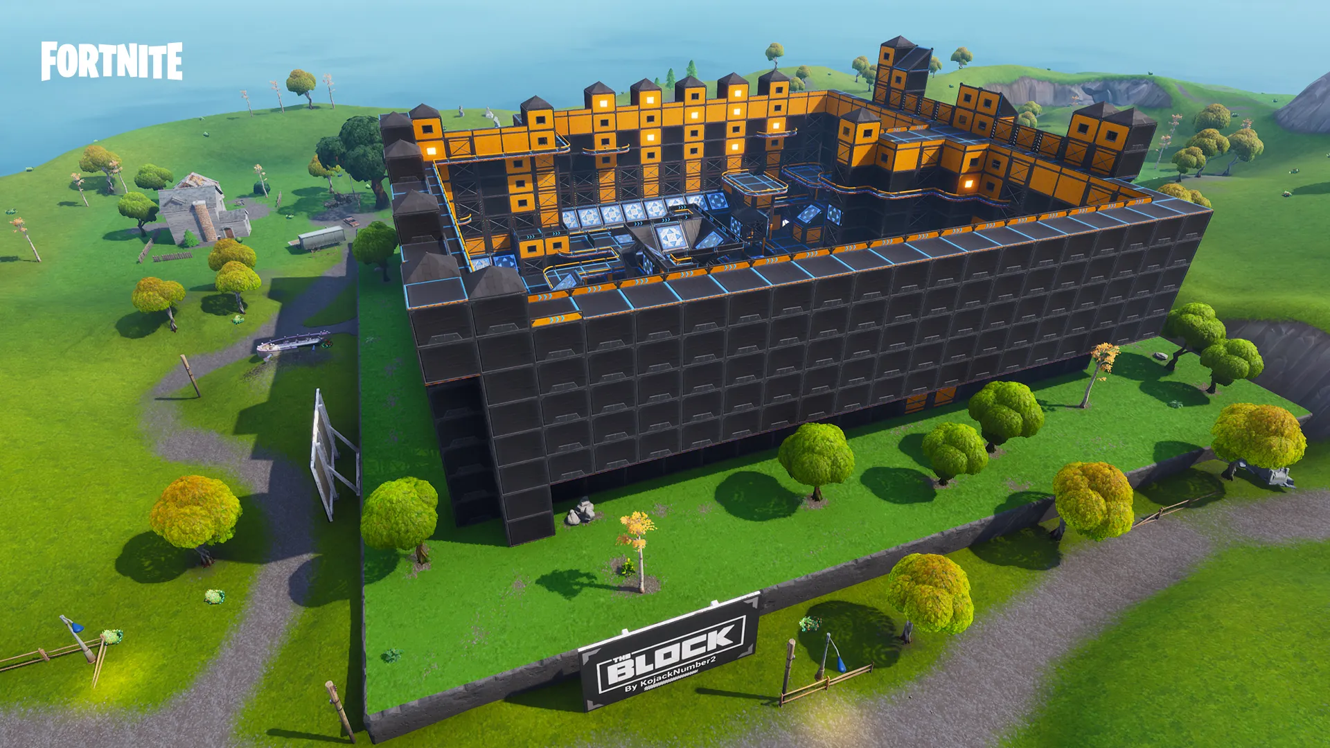 Fortnite's The Block的所有粉丝制作作品的所有代码