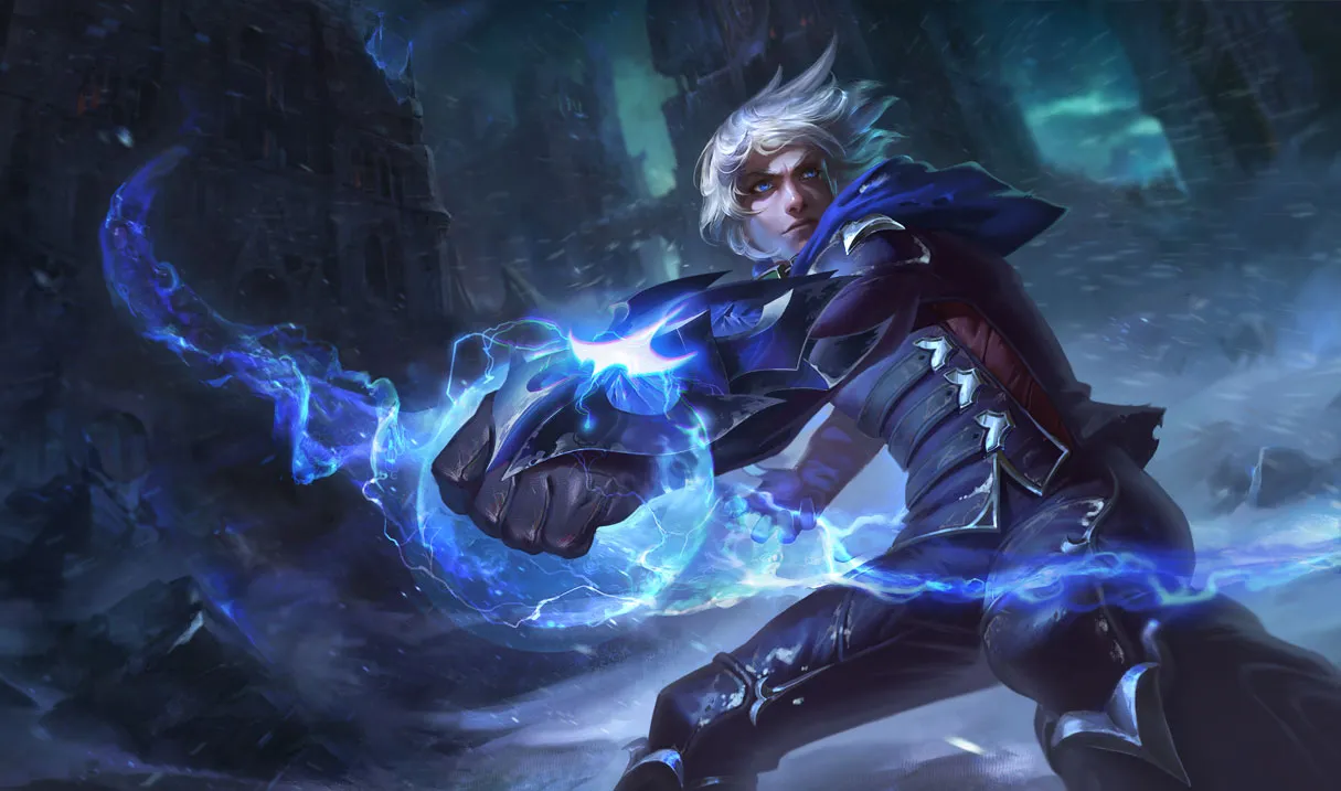 如何在机器人车道上玩霜冻ezreal