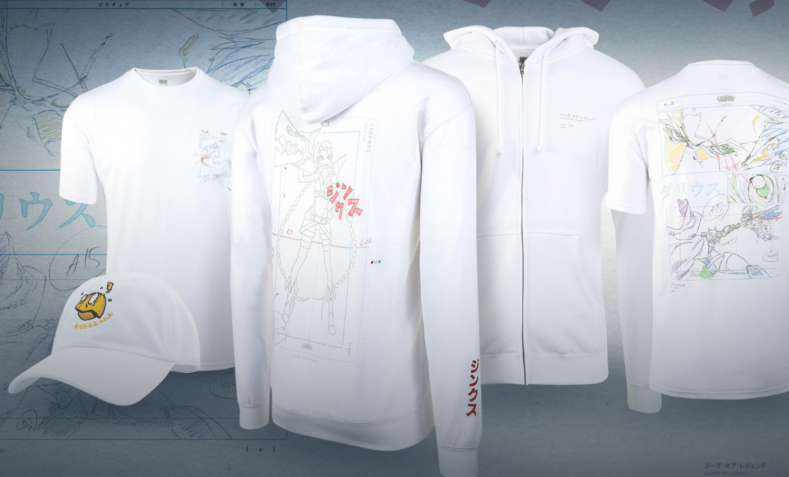 Riot Merch商店正在出售一些动漫风格的英雄联盟服装