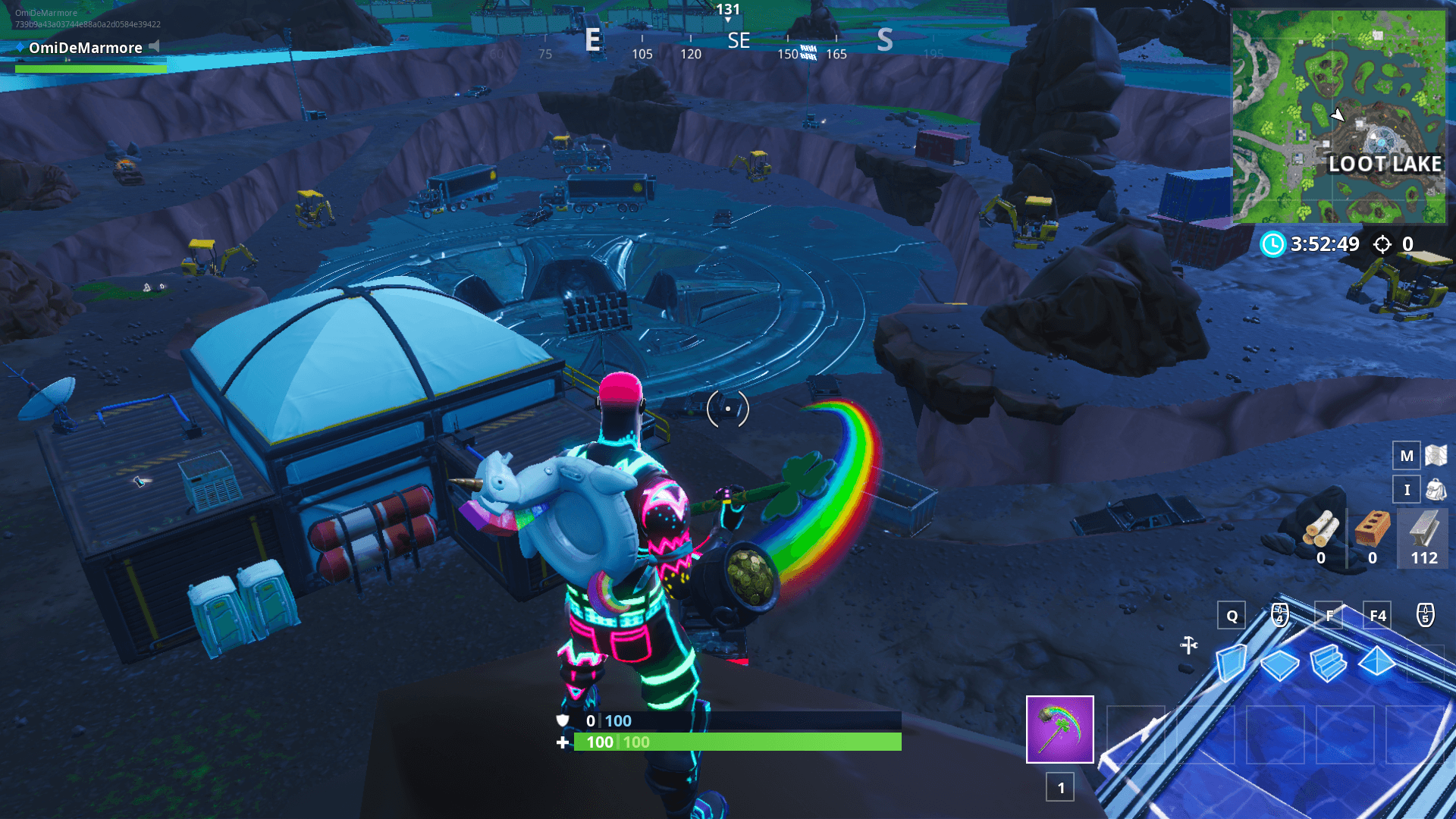 v8.40更新後，Fortnite's Loot Lake成為高科技設施