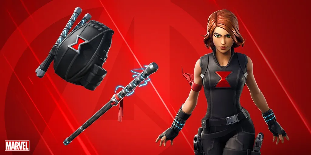 黑寡妇和以复仇者为主题的化妆品即将来到Fortnite