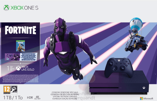 据报道，新Fortnite Xbox One S Bundle带有自定义颜色
