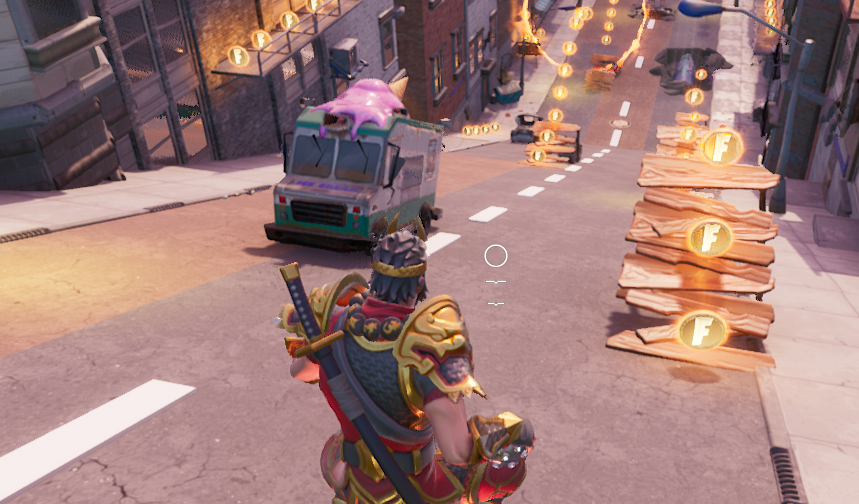 如何完成“喷洒冰淇淋卡车” Fortnite Downtown Drop Challenge
