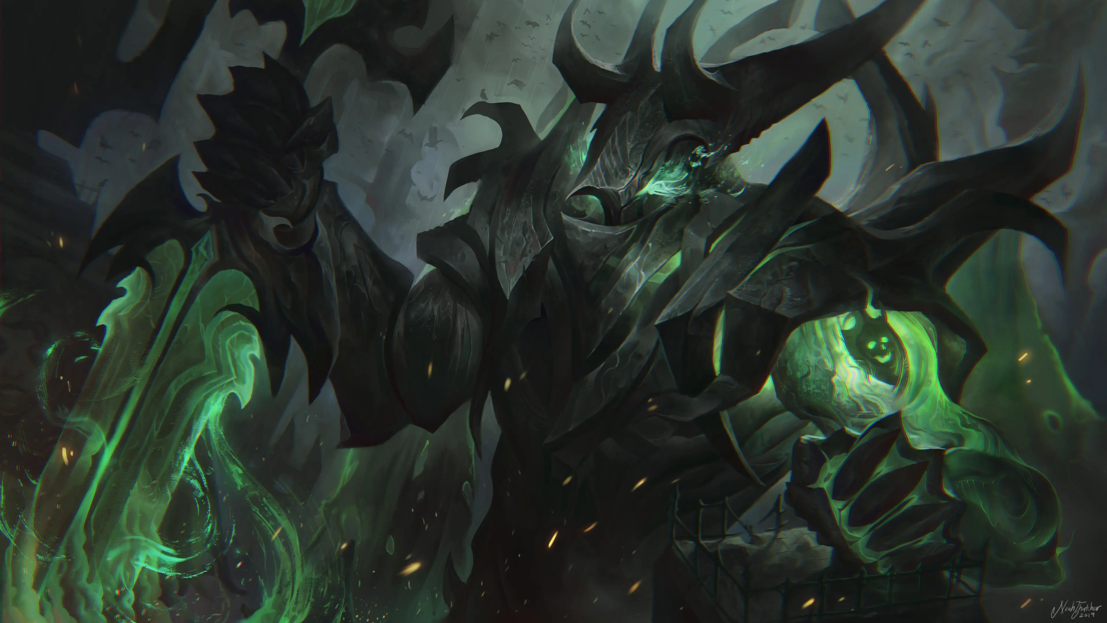 聯盟迷創造了Gravelord Aatrox皮膚概念，該概念與Rivals Riot的官方藝術品相匹配