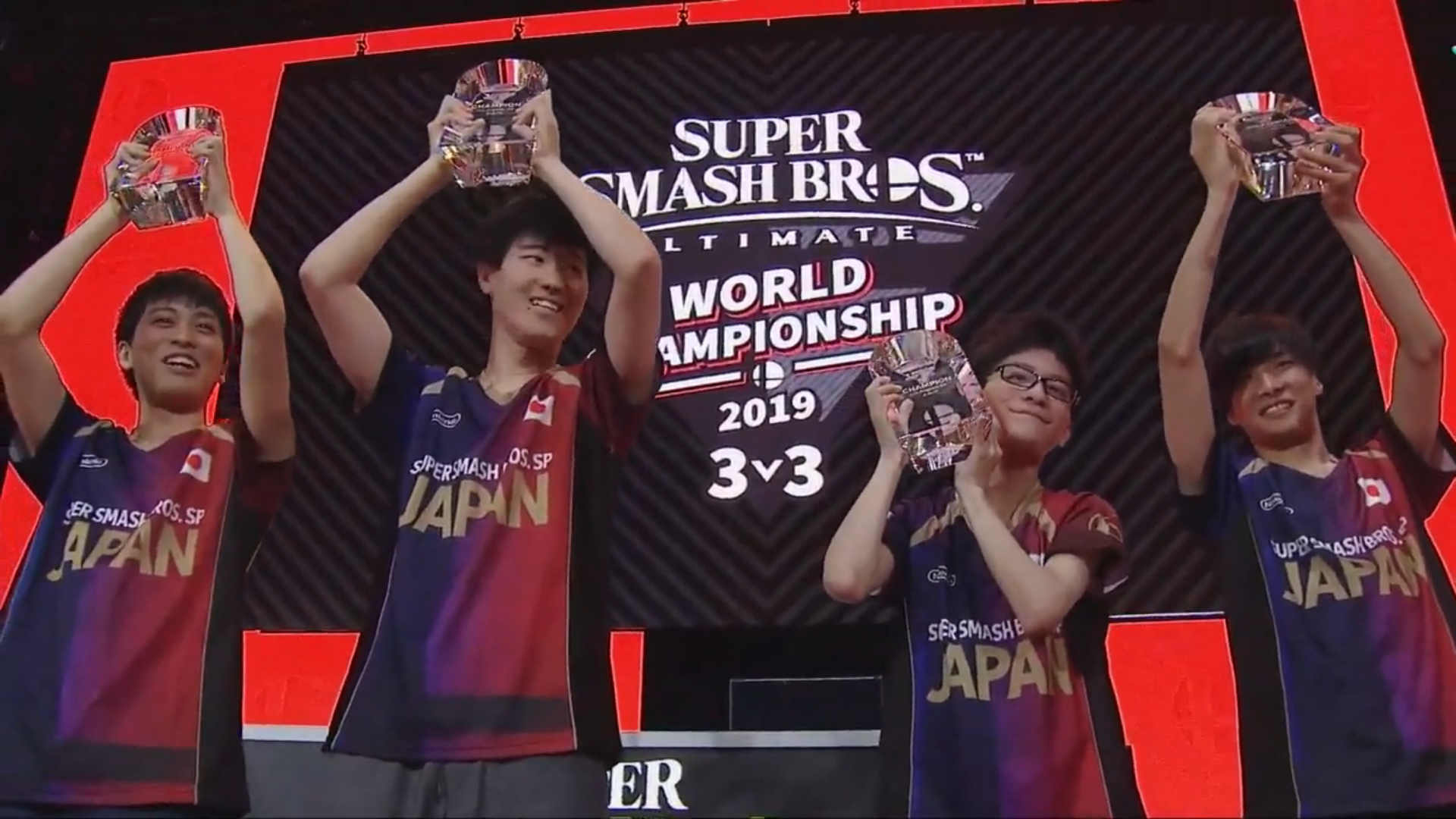 日本隊贏得了Smash Bros. Ultimate世界冠軍2019 