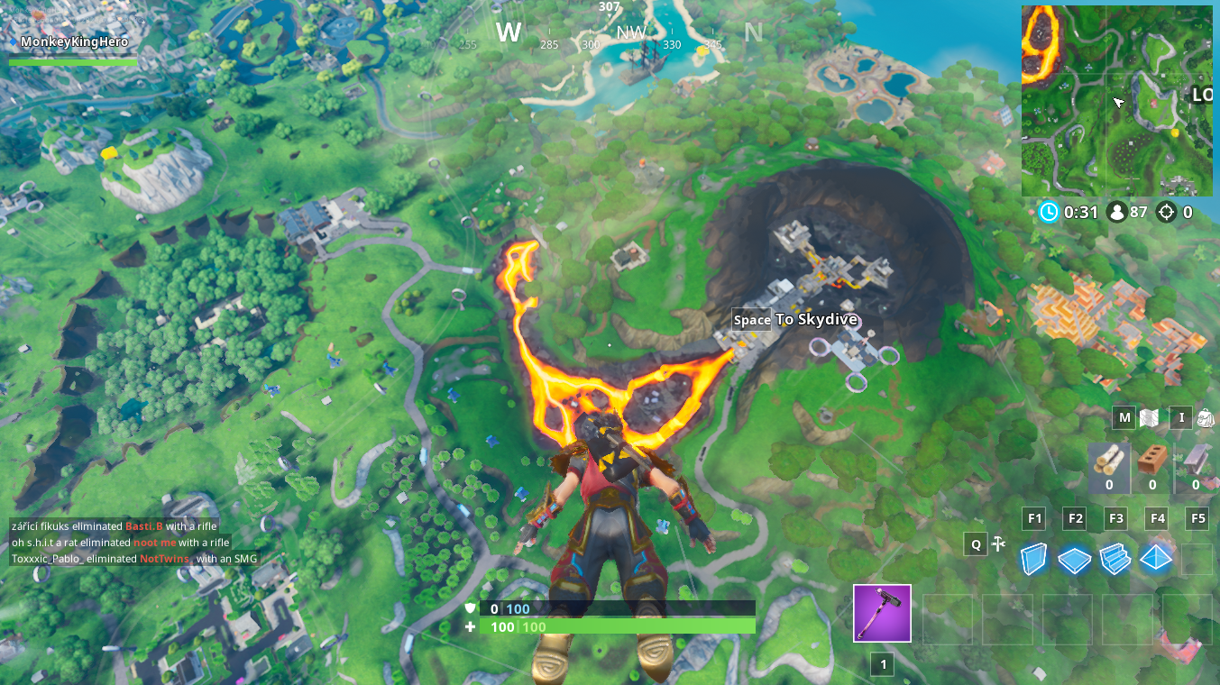 如何在Fortnite第9季的熔融隧道中使用Nana喷雾解锁12