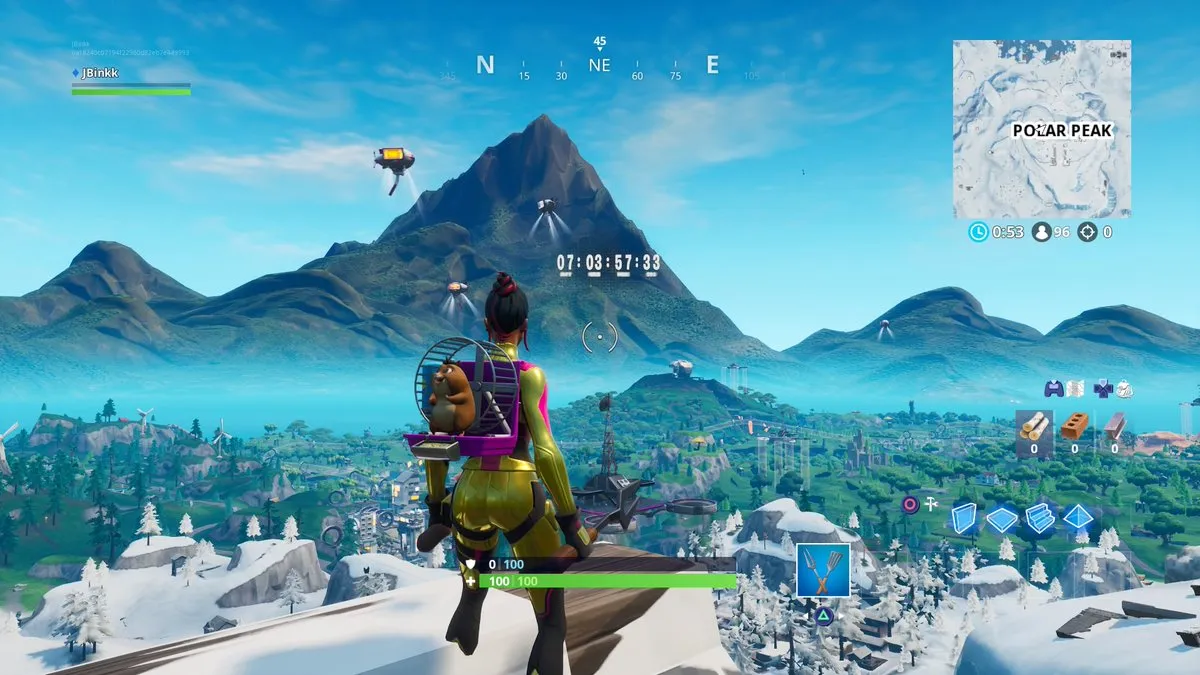 Fortnite的天空中出现了7天的倒计时：Battle Royale