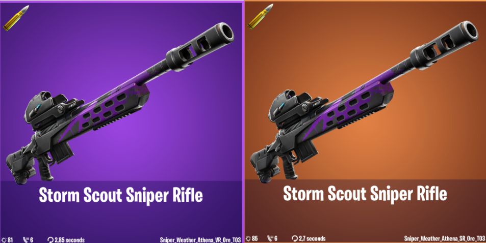 Fortnite DatamIners发现新的Storm Scout狙击步枪隐藏在游戏文件中