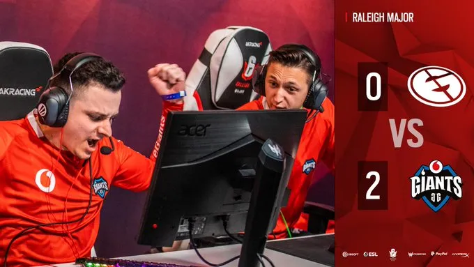 Evil Geniuses 首次在罗利六大满贯赛的局域网小组赛中被淘汰