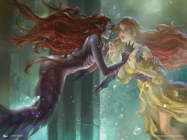 一厢情愿的Merfolk是魔术王座王位的复仇小美人鱼