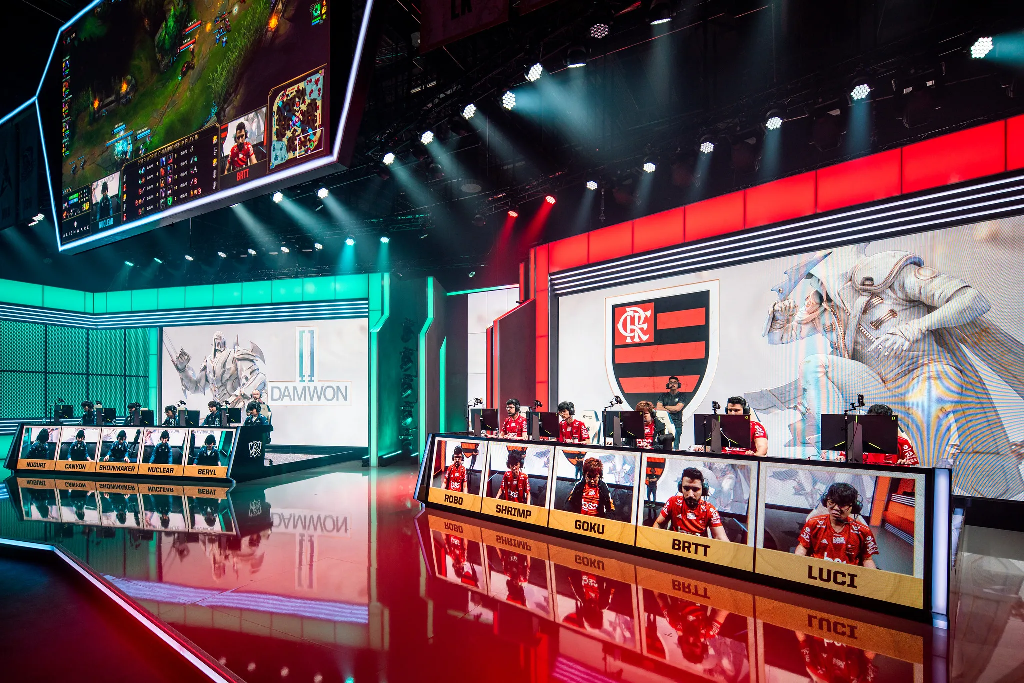 Damwon Gaming vs. Flamengo Esports在2019年世界大街上有957,000名高峰觀眾