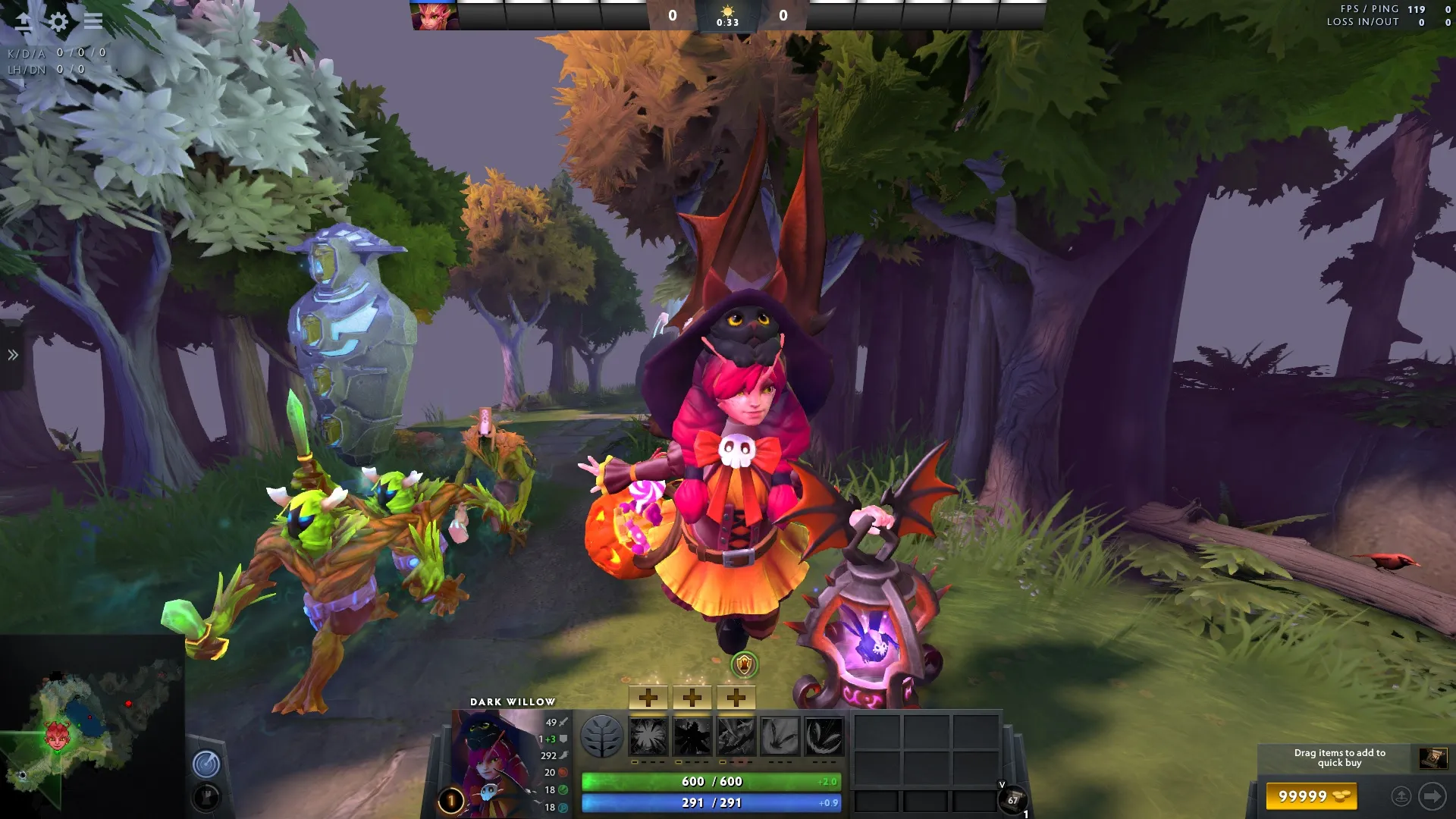 怪異的寶藏到達沒有diretide的dota 2