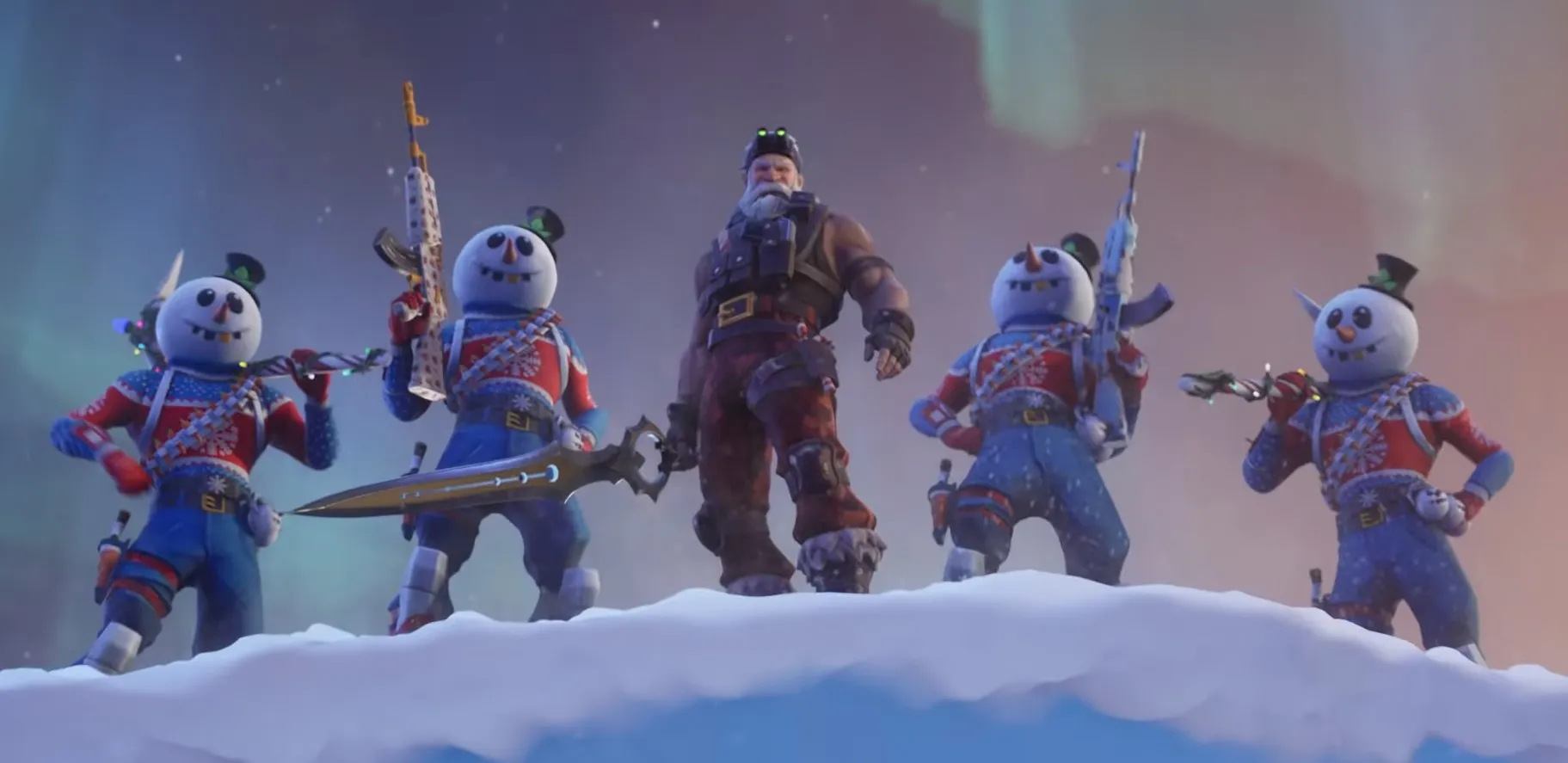 Fortnite地图很快就可以再次被雪覆盖