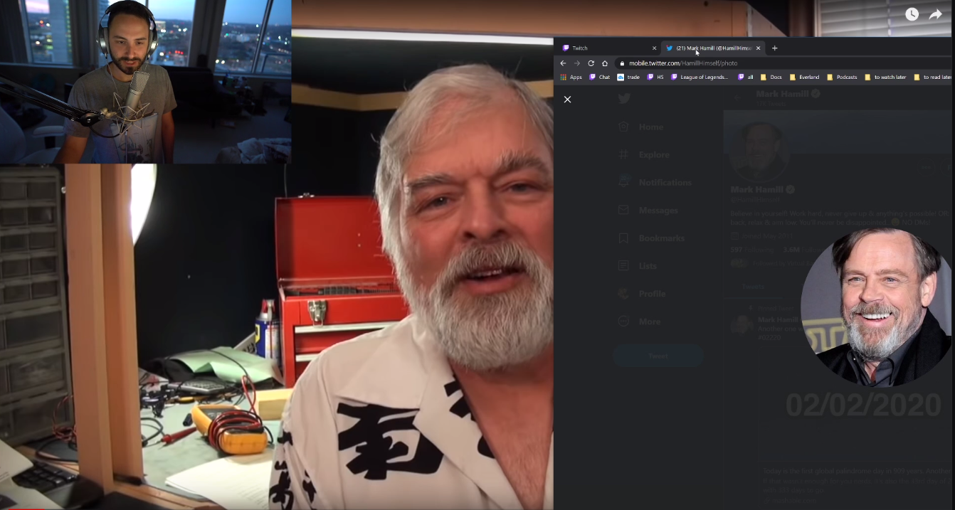 算法被欺騙到將隨機觀看者誤以為馬克·哈米爾（Mark Hamill）