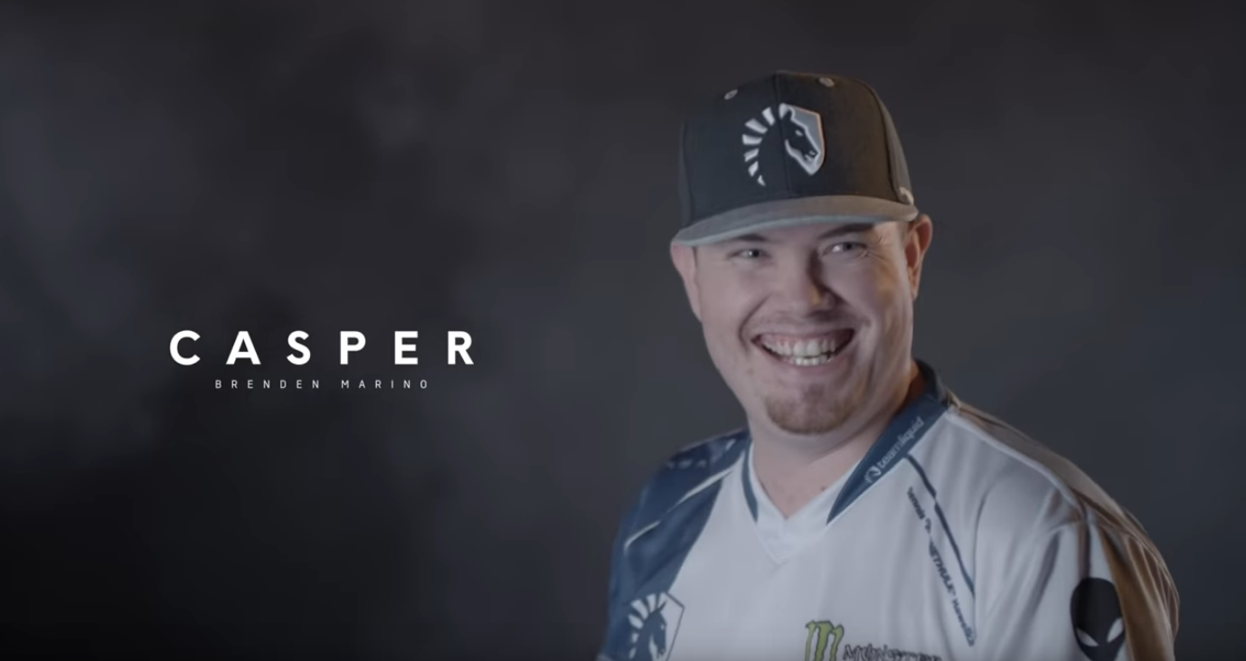 团队战斗皇家球员卡斯珀（Casper）的冠状病毒呈阳性