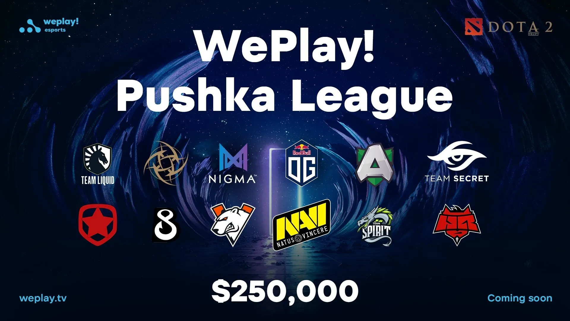 Team Secret、OG、Nigma、Virtus Pro 頭條新聞 WePlay！ 普什卡聯賽 4 月 23 日開始