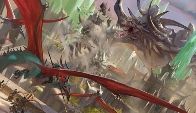MTG ikoria綠色下議院和罕見卡片的選秀排名