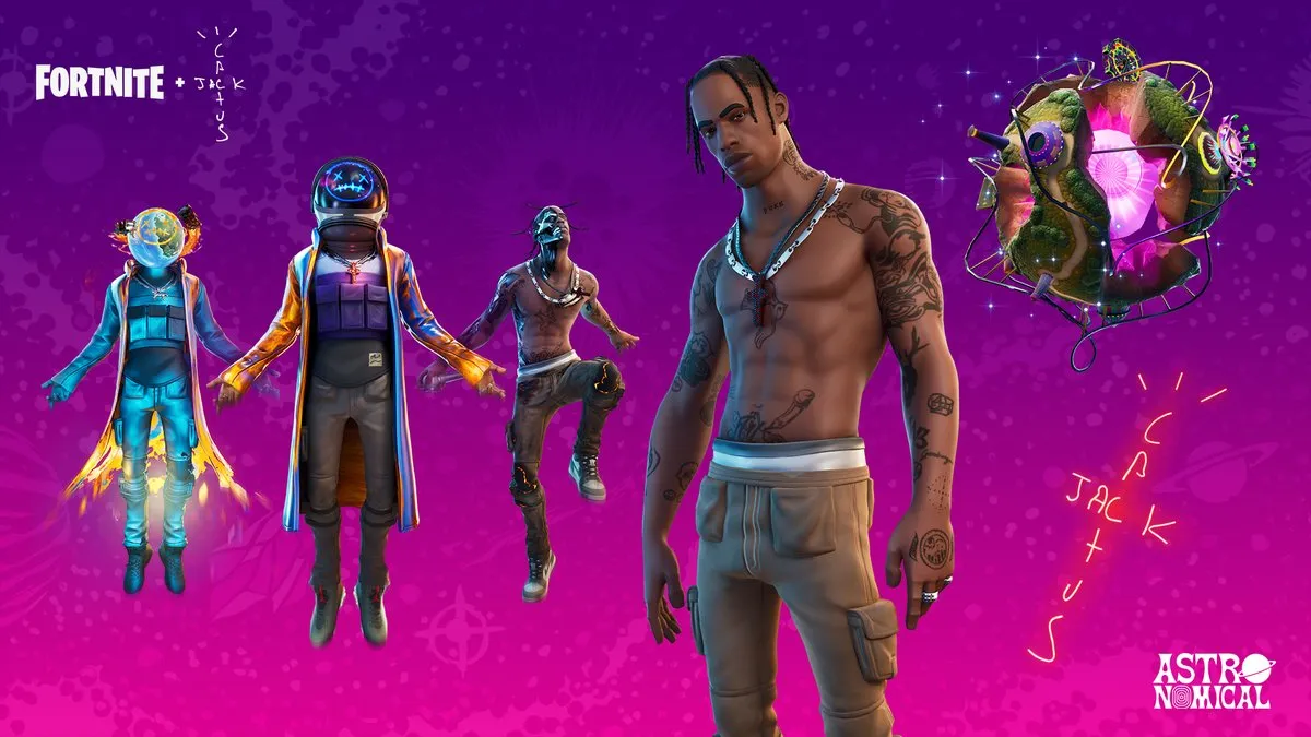 Travis Scott Fortnite Emote在Astroworld悲剧之后从项目商店中删除