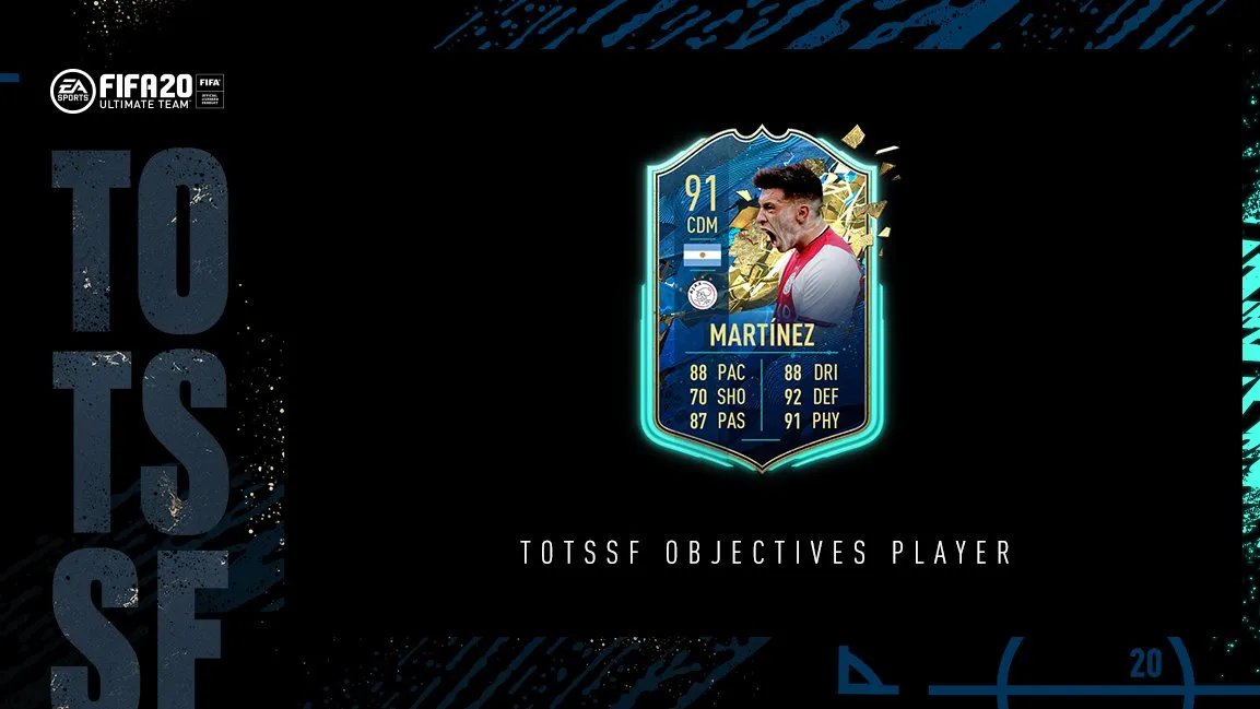 如何完成FIFA 20 Ultimate Team的TotssfLisandroMartínez目標